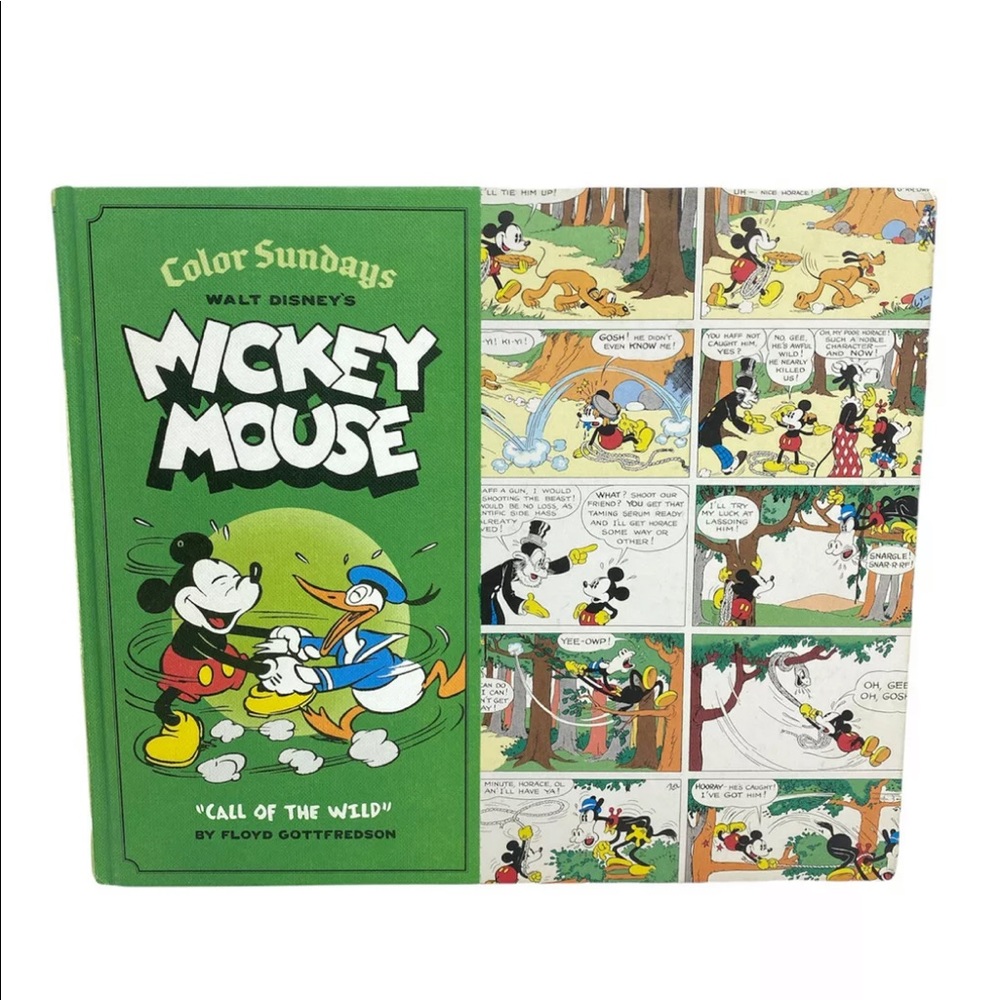 Walt Disney's Mickey Mouse: Color Sundays 90th Anniversary Collectible Book EUC